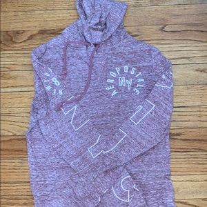 soft-ish long sleeve with a hood (xs)